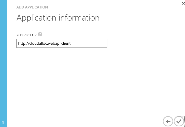 Add Azure AD application URI