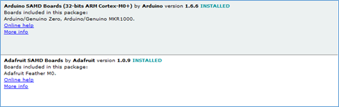 Arduino Boards Manager