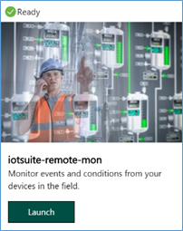 Launch Remote Monitoring Solution