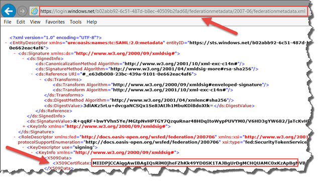 WSFederation Metadata Document