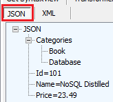 Fiddler JSON output