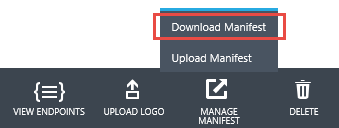 Download manifest